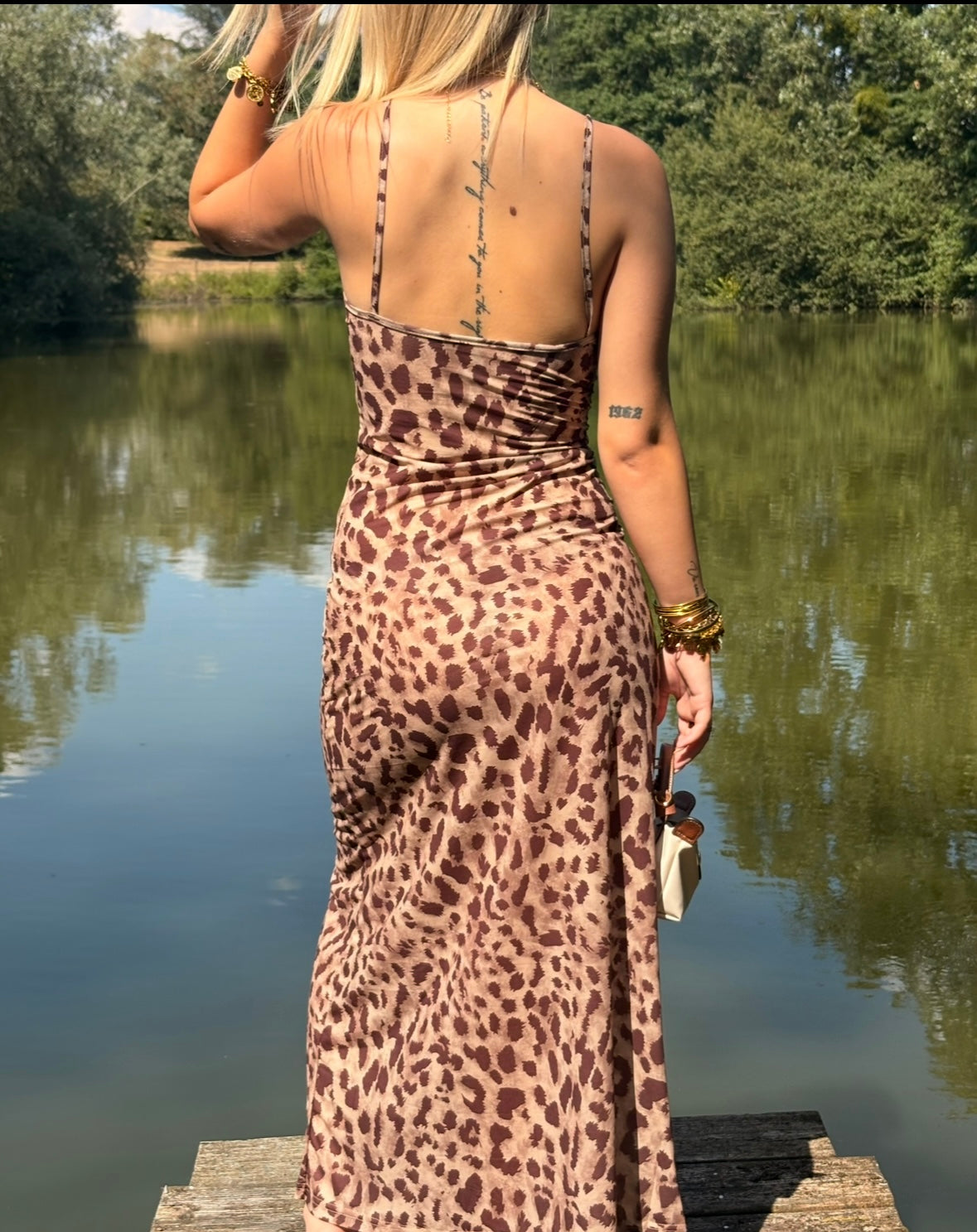 robe léopard